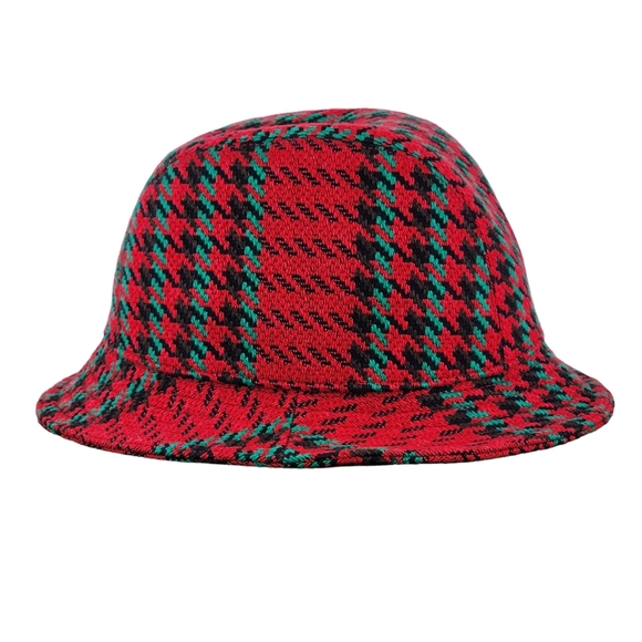 Gucci Tweed Wool Houndstooth Interlocking GG Bucket Hat - Picture 3 of 9